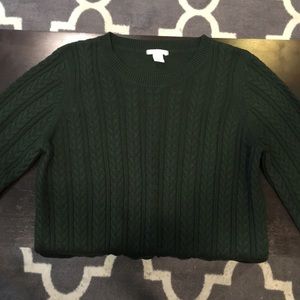 Forrest green sweater
